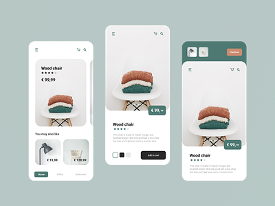 Random furniture app design