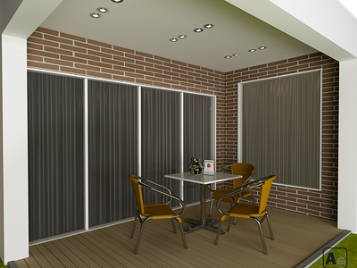 Apartment Interior Design #6 #verandah #ampecstudio 3d 3d design ampecstudio design house design interior design