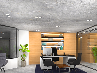 Office Area Design #ampecstudio Modern office design 3d design ampecstudio house design