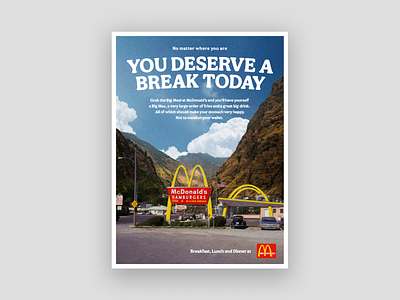 McDonalds 60s Poster 60s branding design graphic design illustration mcdonald mcdonalds photoshop poster poster art print retro typography vintage
