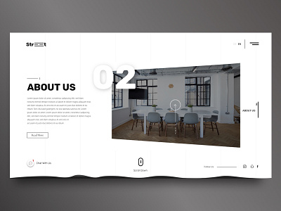 Street Design Agency about design landing page sketch template theme ui ux webdesign website