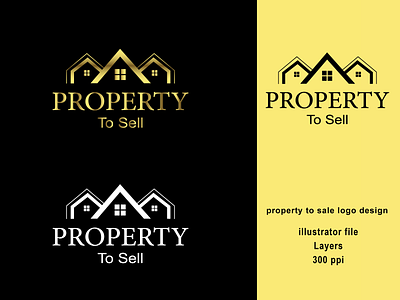 Logo design for property sale branding logo property