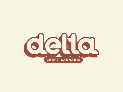 Delta Craft Cannabis - Denver, Colorado branding cannabis colorado denver graphic design logo weed