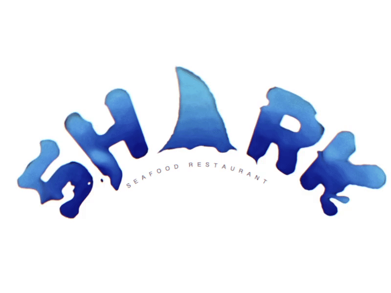 Shark Logo preloading Animation animation branding graphic design krasowski.ru logo motion graphics restaurant seafood shark stanislav krasowski ui