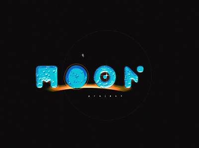 "Moon project" poster theme astronaut branding design graphic design illustration krasowski.ru logo moon poster space stanislav krasowski