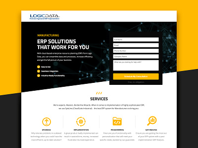 Logic Data Landing Page