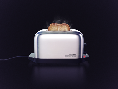 Toaster 3d electronic toaster