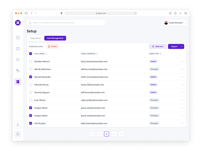 Report, Users, Integrations & Import Data 🔌 by Ga Huy on Dribbble