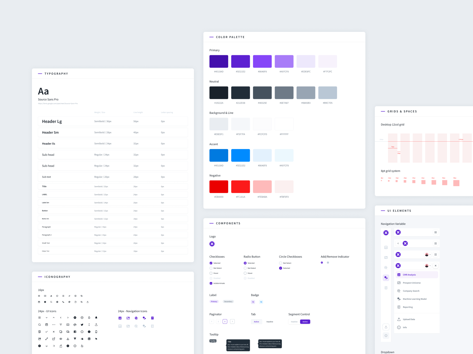 UI Style Guide 🎨 by Ga Huy on Dribbble