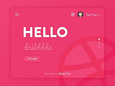 Hello Dribbble!!! 1st debut dribbble first header hello invitation invite invited vietnam web web design