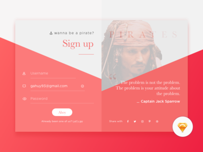 Daily UI #01 Sign Up - Freebies