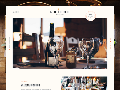 Shiloh Restaurant from Melbourne 🍽 by Ga Huy on Dribbble