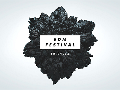 EDM Festival | 3D Animation Preview 3d abstract cinema 4d design displacement material polygons