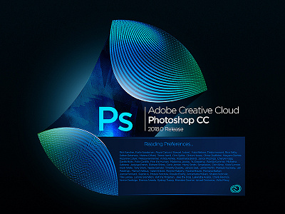 Photoshop Splash Screen concept adobe after audition cc cloud concept creative effects illustrator indesign lightroom photoshop