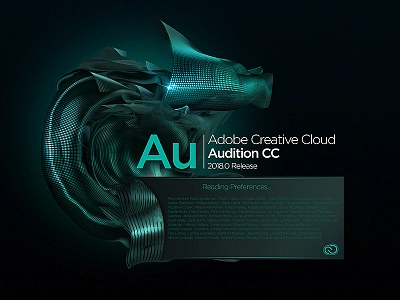 Audition Splash Screen concept adobe after audition cc cloud concept creative effects illustrator indesign lightroom photoshop