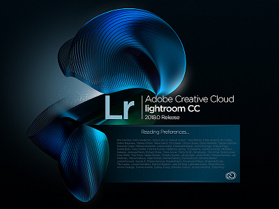 Lightroom Splash Screen concept adobe after audition cc cloud concept creative effects illustrator indesign lightroom photoshop