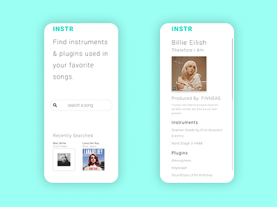 Song Analyzer App app design graphic design ios ui ux