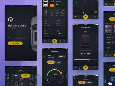 Future Car App Concept