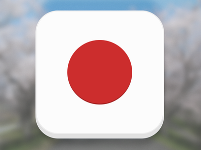 I had no illusions (Japan) appicon flag fun icon japan rebound