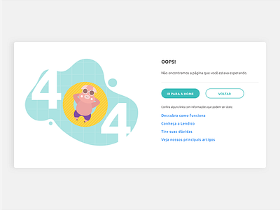 404 on vacation [Page] 404 404 page animation error 404 error message flat illustration pig svg vacation vector