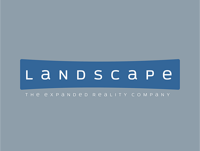 Landscape branding design illustration logo typography vector