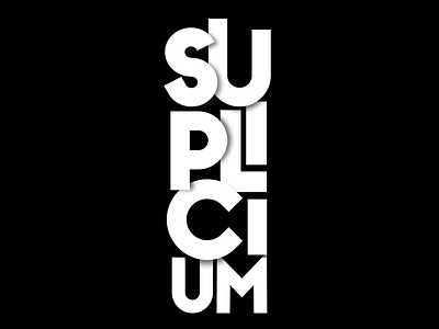 Série SUPLICIUM (2021) branding design logo typography vector