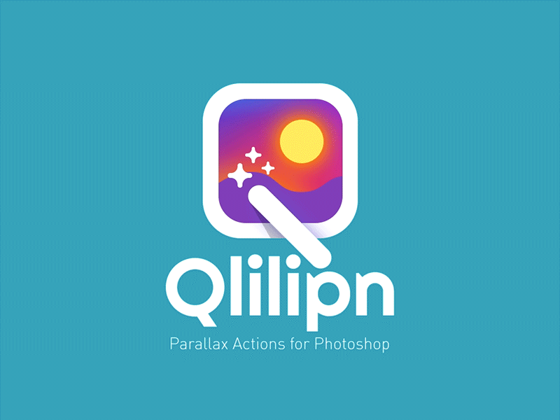 Qlilipn Logo Animated creativemarket icon image instagram logo parallax photo video