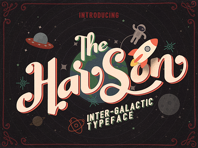 Harson Inter-Galactic Typeface