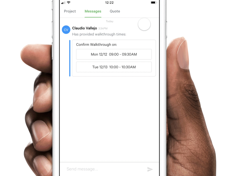 Structured Scheduling chat framer messaging scheduling