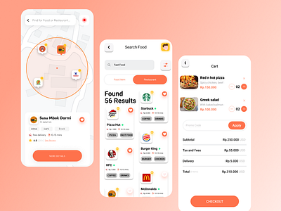 Order Food UI/UX by Vallian Sayoga Chandra on Dribbble