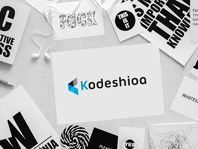 Kodeshioa creative logo free logo green logo k letter logo k logo logo simple logo soft