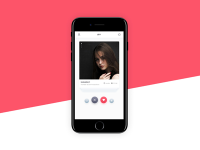 Dating Match Screen dating app mobile app ui ux