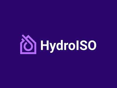 Hydro drop dropbox hauz home house household housekeeper hydro isolation logotype worker