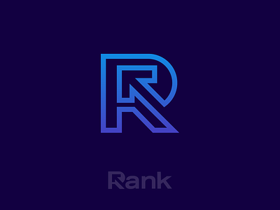 Rank achieve arrow first goal high letter rank rise symbol top