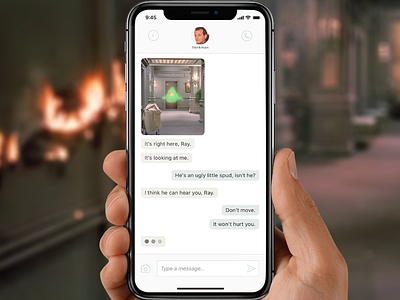 DailyUI 013 - Direct Messaging 013 dailyui dailyui013 direct messaging ghostbusters messaging