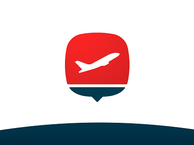 Airline Panel Logo airline brand icon identity illustration logo mark plane shape symbol vector