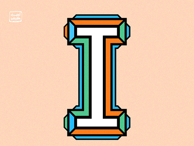 36days Of Type I 36 days of type letter letter i lettering logo design minimal sweet traditional typogaphy