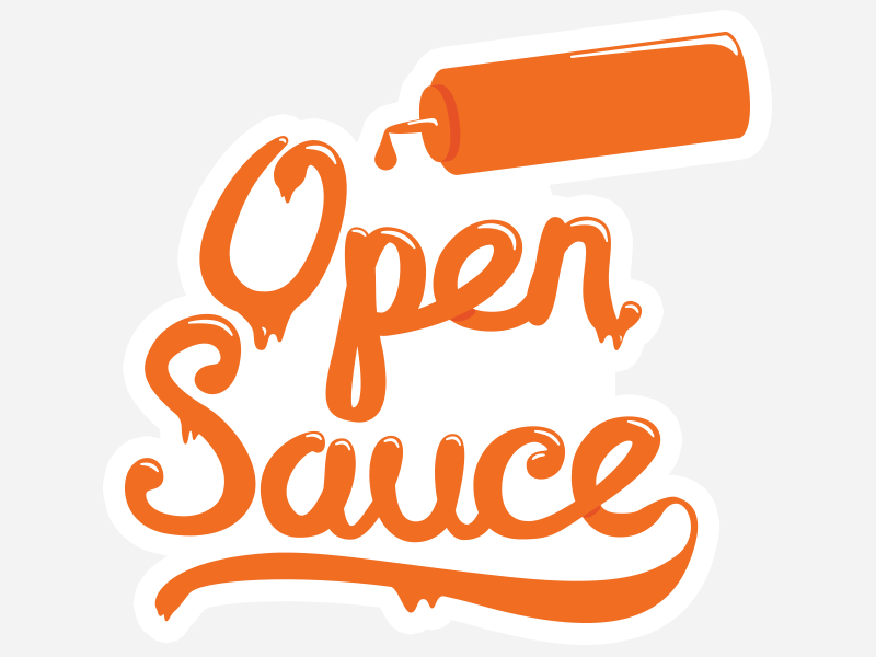 Open Sauce Sticker by Chris on Dribbble