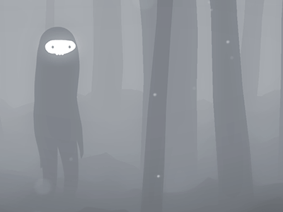 Ghost Character after effects animation character creepy dark forest ghost gif halloween motion graphics skull