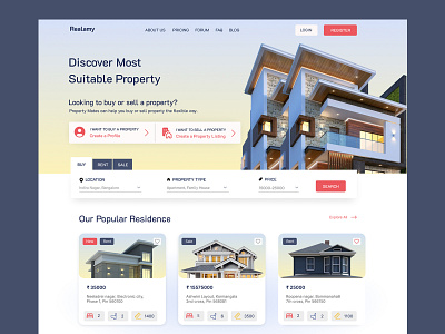 Real Estate Website