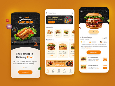 Food Delivery APP cafe chef cooking delivery service food food and drink food delivery homepage hotel kitchen accessories landing page restaurant snacks web design website website design