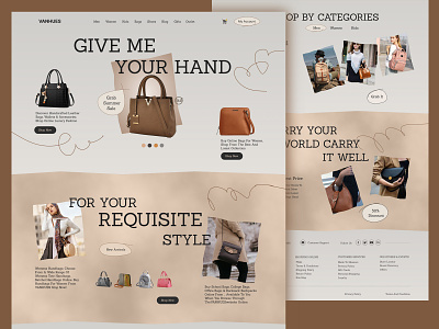Bag Shop Website