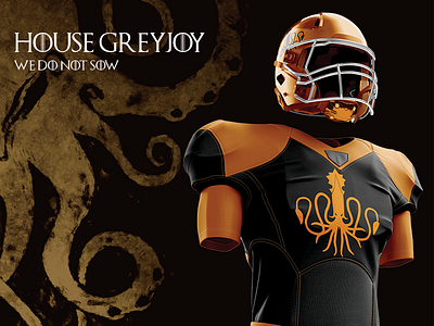 American Football - House Greyjoy american football concept art design game of thrones greyjoy