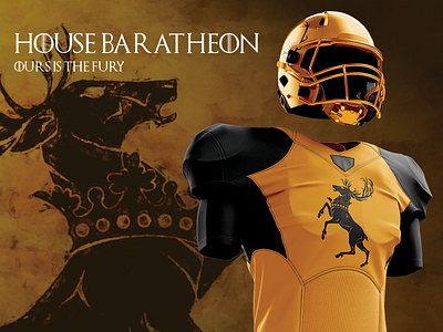 American Football - House Baratheon american football baratheon concept art design game of thrones