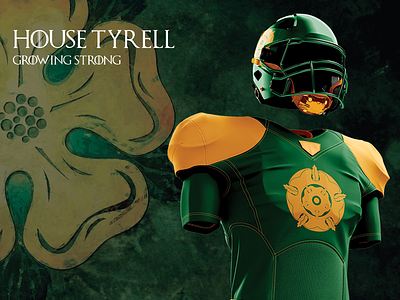 American Football - House Tyrell american football concept art design game of thrones tyrell