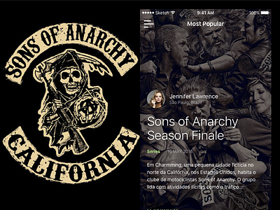Sons of Anarchy Mobile Article app article dark ios mobile series sons of anarchy