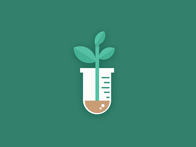 Agro App Icon Concept agro app chemical concept flat green