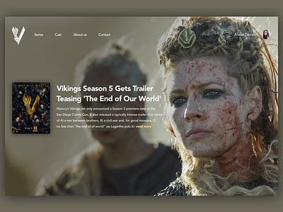 Vikings New Season Card card lagertha movie photo series trailer tv vikings web