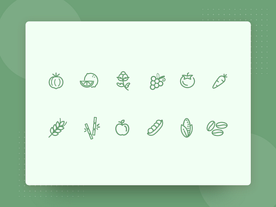 🌿 Agriculture Icon Set  🌿