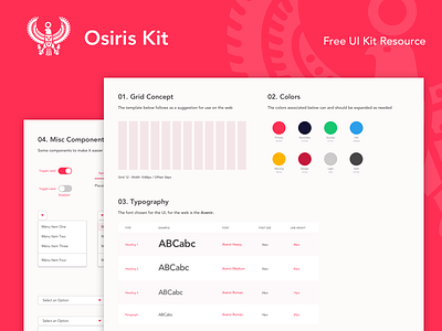 🦅 Osiris UI Kit - Free Sketch Resource